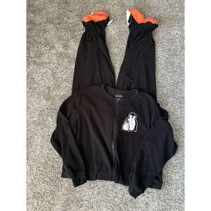 Nick & Nora One Piece Fleece Penguin Pajama
